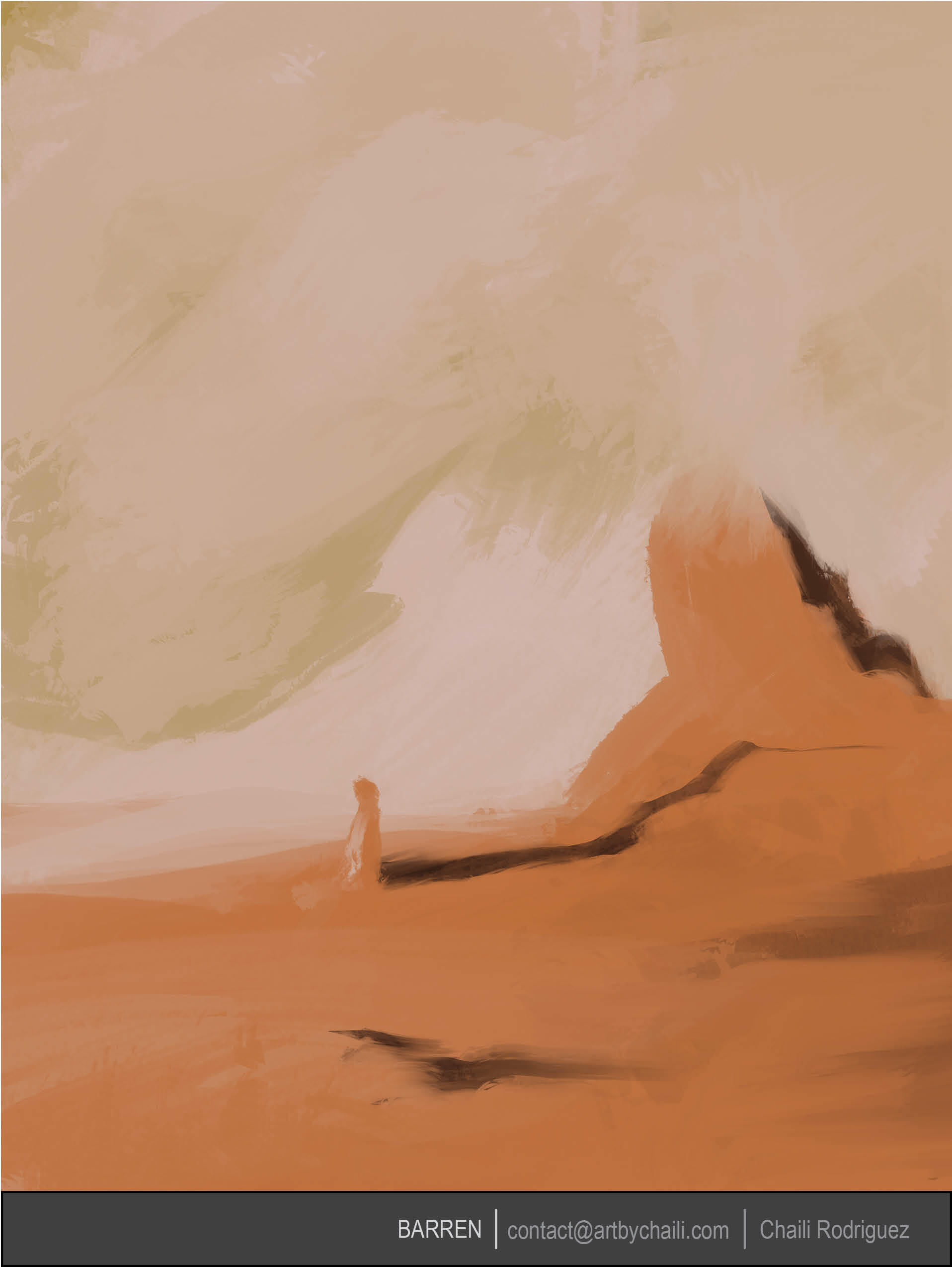 Barren, contact@artbychaili.com, Chaili Rodriguez